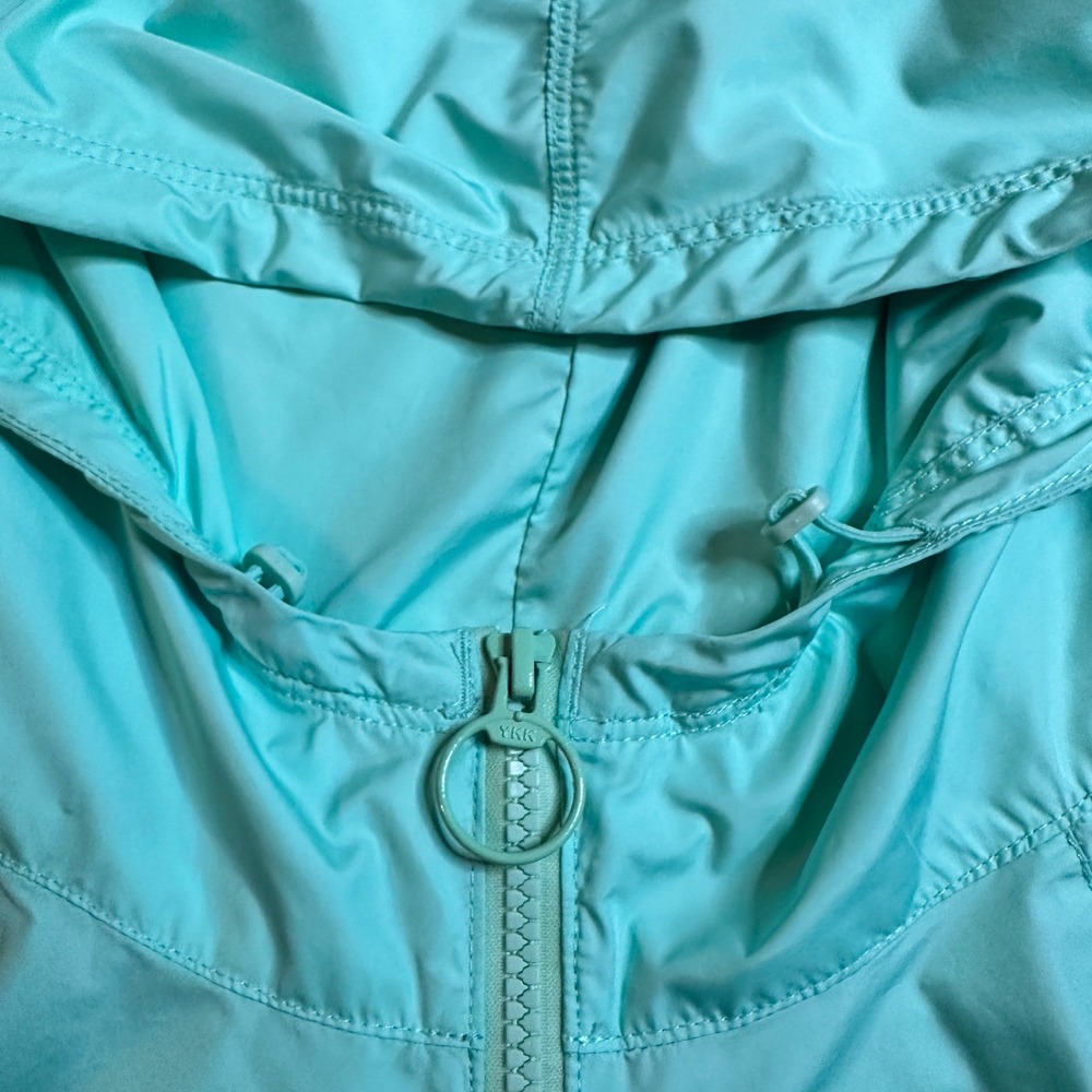 Under Armour UA Storm 1 Anorak Windbreaker Jacket Aqua Hooded Pullover Medium - Picture 7 of 10